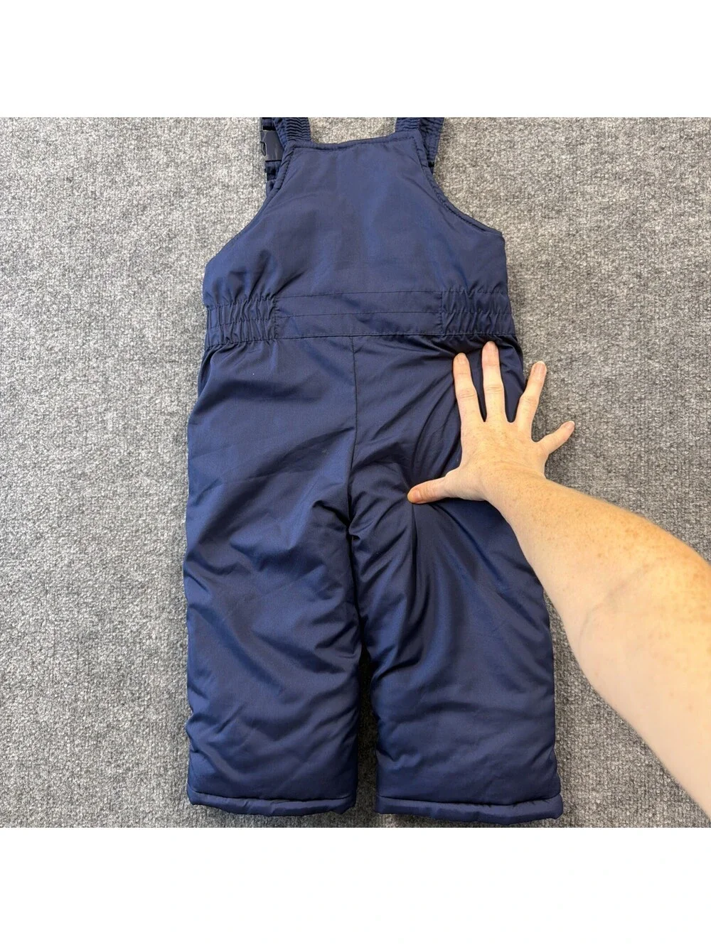 Boys Carter’s Snow Bibs Pants Size 2T Navy Blue